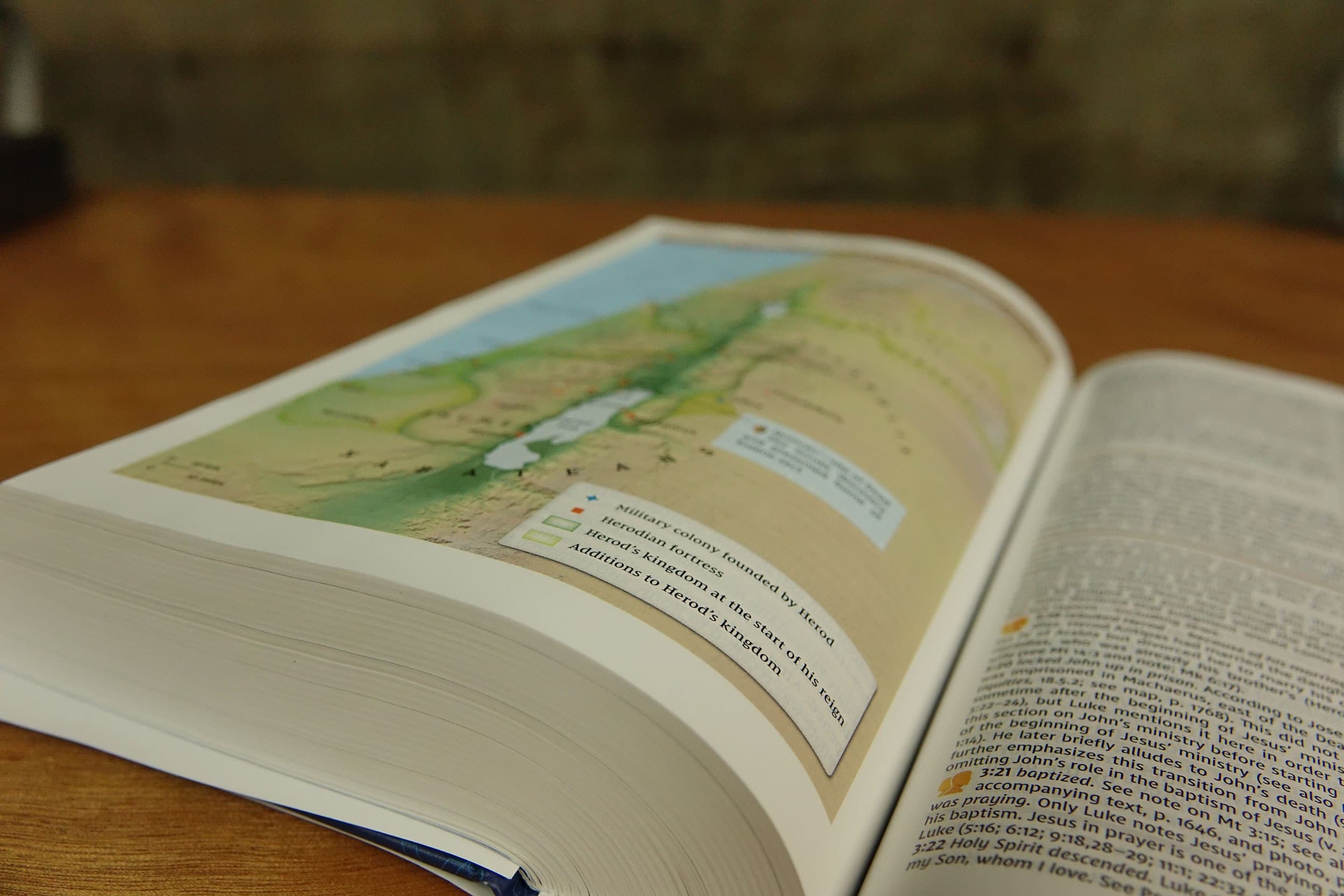 NIV Study Bible Fully Revised Edition map