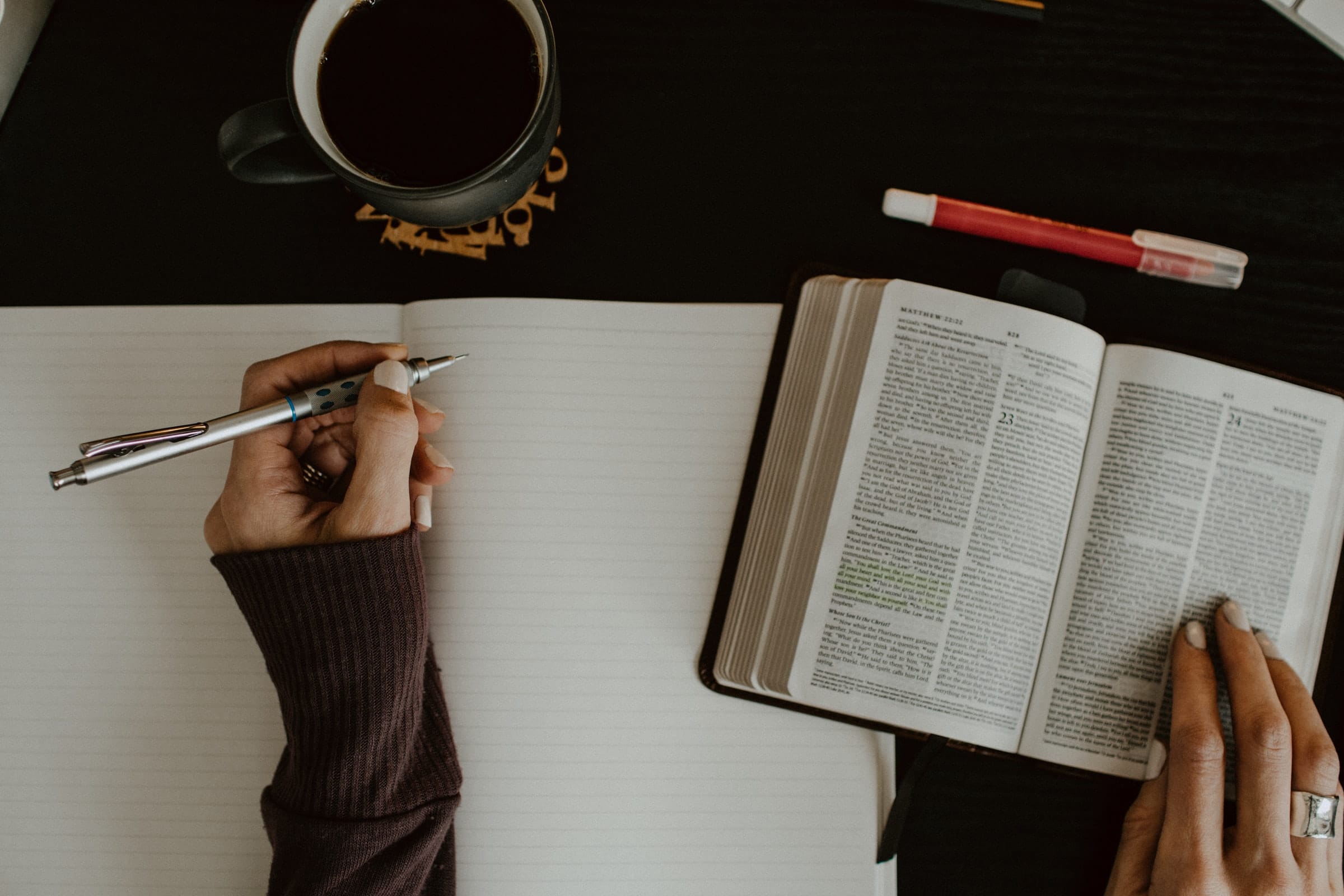You should journal while reading the Bible