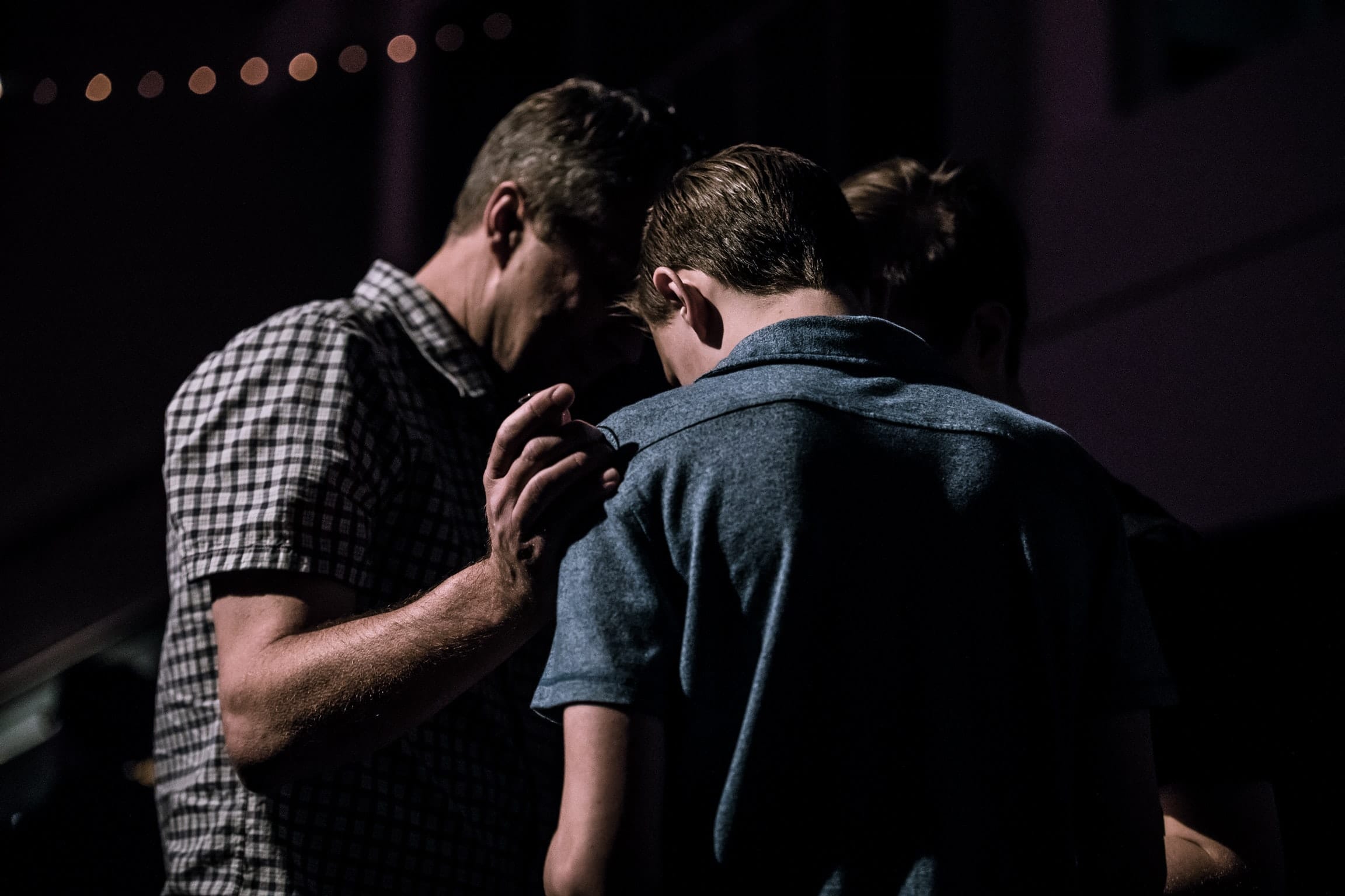 Praying in public for one another